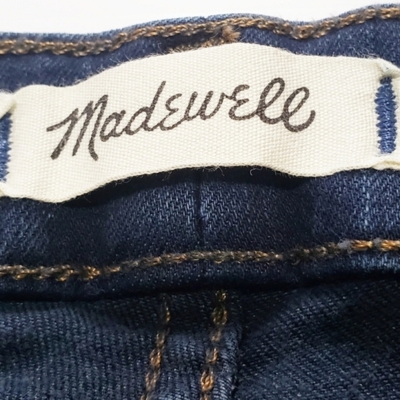Madewell Blue Ankle Cropped Jeans - Picture 4 of 5